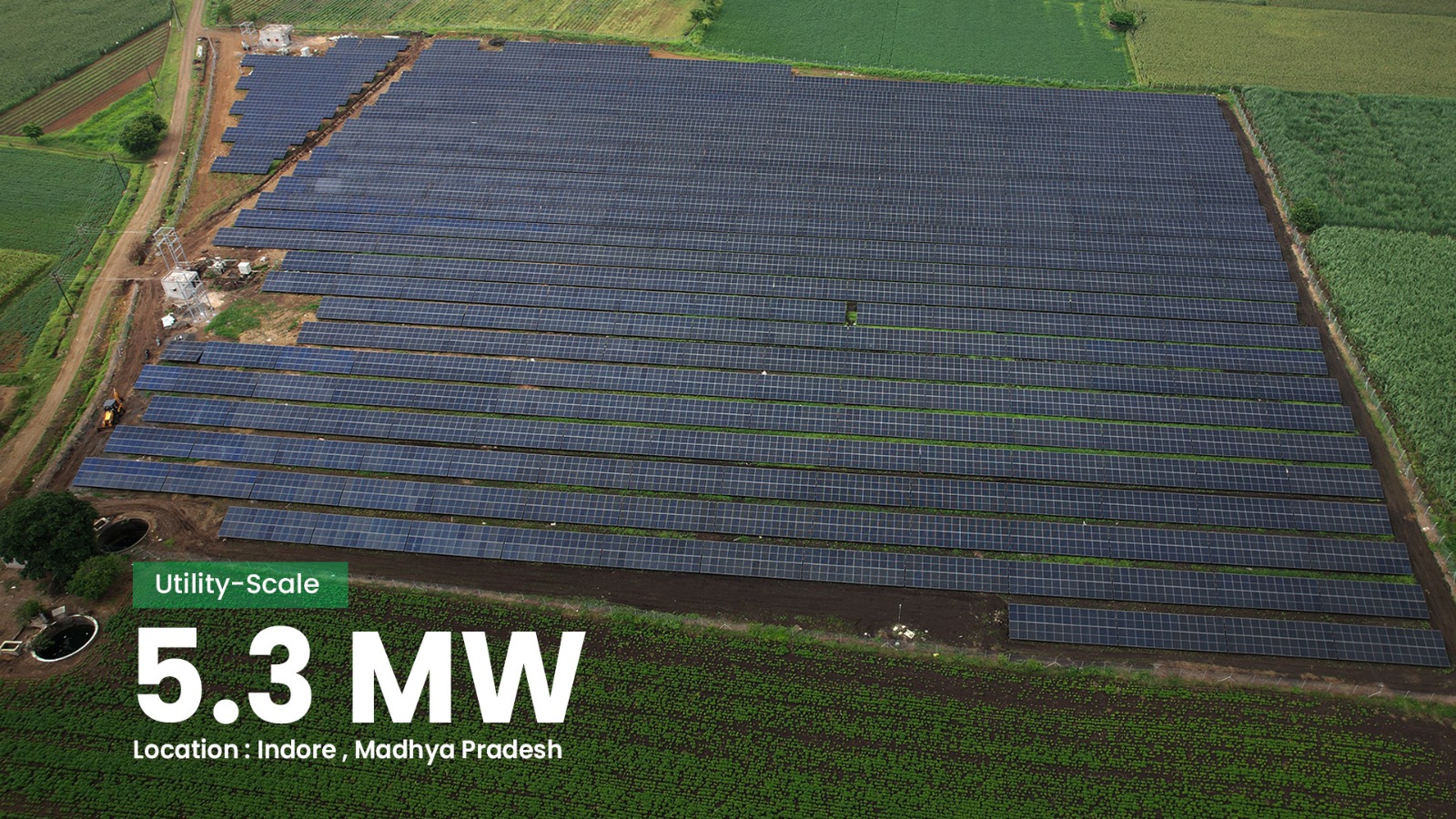 5.3 MW utility-scale solar project in Indore, Madhya Pradesh