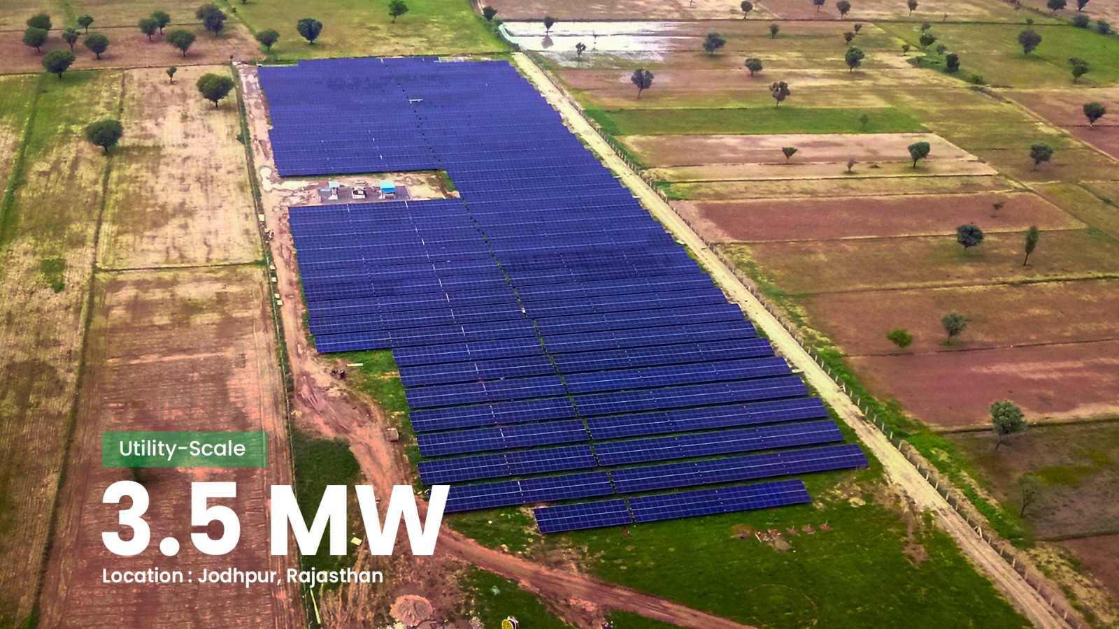3.5 MW utility-scale solar project in Jodhpur, Rajasthan